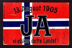 Postcard-Norway-flag-1905