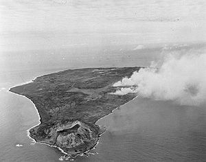 Pre-invasion bombardment of Iwo Jima