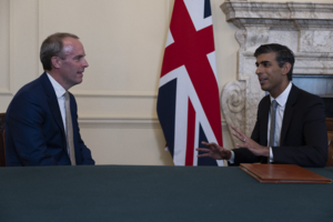 Prime Minister Rishi Sunak meets Deputy Prime Minister, Lord Chancellor, and Secretary of State for Justice Dominic Raab (52453478941)