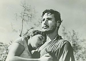 Armando Silvestre and Rossana Podestà in Rosanna (1953) (cropped)