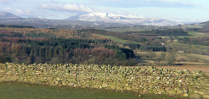 Caldbeck Fells, West of Penrith, viewed from Culgaith