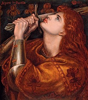 Dante Gabriel Rossetti - Joan of Arc (1882)