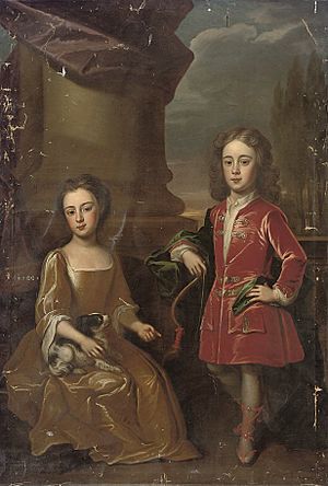 Double portrait of Dudley North (1684-1730), with his sister Anne (circle of Michael Dahl)