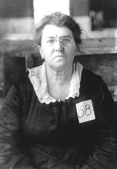 Emma Goldman's deportation photo, 1919
