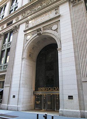 Equitable Building 120 Broadway entrance