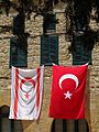Flags of Turkey and Northern Cyprus - Northern Nicosia - Turkish Republic of Northern Cyprus - 01 (28439610076)