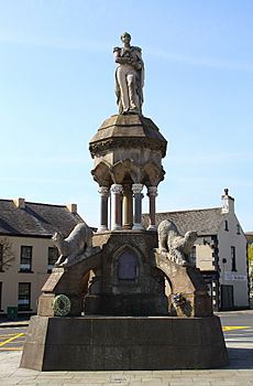 Francis Crozier monument in Banbridge, County Down, Ireland