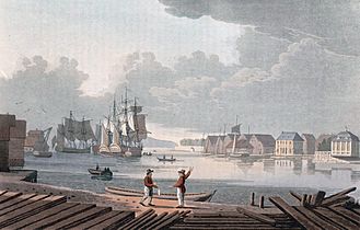 Harbour of Christiania (JW Edy plate 50)