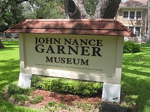 John Nance Garner Museum sign IMG 4279