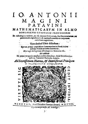 Magini - De astrologica ratione, ac vsu dierum criticorum, seu decretoriorum, 1607 - 155308