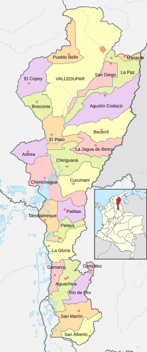 Mapa de Cesar (político)