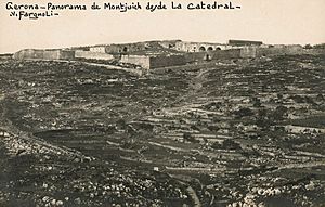 Montjuic from Girona Cathedral, 1911