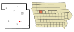 Location of Lake View, Iowa