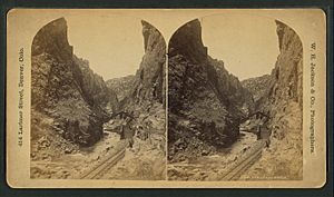The Royal Gorge, from Robert N. Dennis collection of stereoscopic views 2