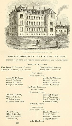 Woman's Hospital, New York City, Valentine's Manual