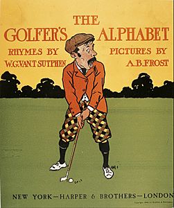 Arthur Burdett Frost - The Golfer's Alphabet - Google Art Project
