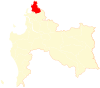 Location of the Tomé commune in Biobío Region