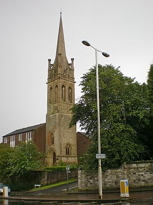 Former church spire off Manchester Road - geograph.org.uk - 1469705