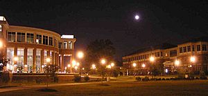 Georgia Southern University College Information Technology night view