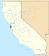 State map highlighting San Mateo County