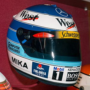 Mika Hakkinen helmet 2017 Donington Grand Prix Collection