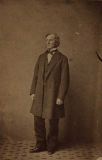 Photo of George Boole standing
