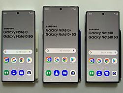Samsung Galaxy Note 10 and Note 10+