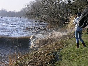 Severn Bore imminent - geograph.org.uk - 1735599