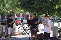 Street musicians in Portsmouth, NH IMG 2667