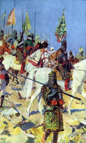 THE ARMY OF ALA-UD-DEEN ON THE MARCH