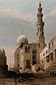 Tombs of the caliphs, with minaret, Cairo, Egypt. Coloured l Wellcome V0049384