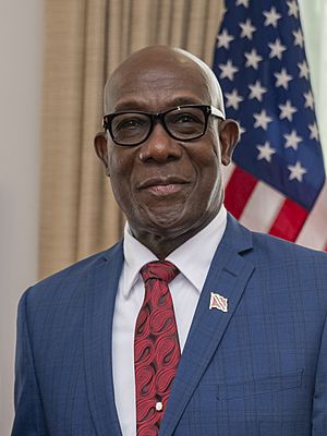 Trinidad and Tobago Prime Minister Keith Rowley on 6 July 2023 - (53027345558) (cropped).jpg