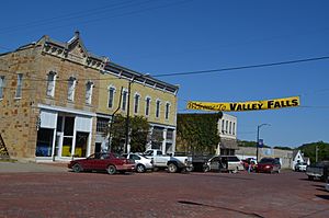 Business district of Valley Falls (2014)