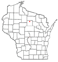 Location of Bradley, Wisconsin
