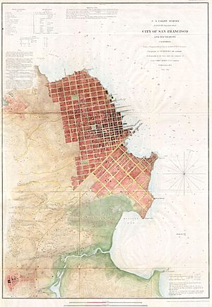 1853 U.S.C.S. Map of San Francisco, California ^ Vicinity - Geographicus - SanFrancisco3-uscs-1853