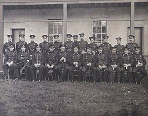 3rd Battalion The Royal Fusiliers (City of London Regiment) officers in Bermuda 1905