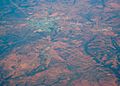 Aerial view of Cobar,New South Wales, 2009-03-06