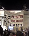 Anti-ACTA rally, Warsaw, 2012