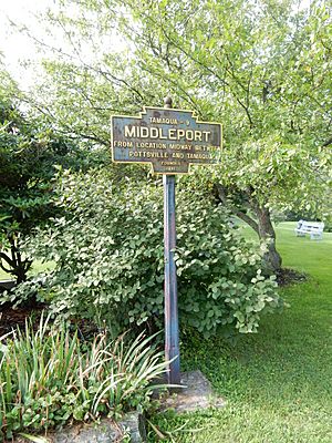 Borough Sign, Middleport PA