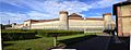 Bruchsal prison west wall panorama