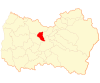 Map of Peumo commune in the O'Higgins Region