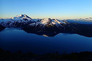 Garibaldi Lake from Panorama Ridge at Dawn