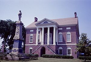 Lancaster County Original Courthouse, now a visitor's center.