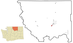 Location of Okanogan inOkanogan County, Washington