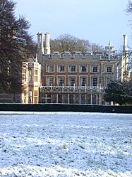 Orton Hall on a snowy day - geograph.org.uk - 96443