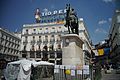 Puerta del Sol Madrid King Carlos and Tio Pepe
