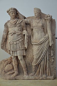 Relief from the Sebasteion depicting Nero and Agrippina, Aphrodisias Museum, Turkey (20481225182)