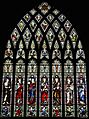South transept window in St Oswald's Church, Ashbourne