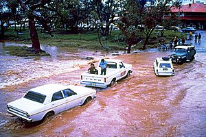 Todd River, Alice Springs. 1978
