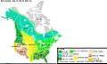 A map of North America's bioregions, improved from the previous
